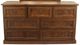 American Heartland Manufacturing Rustic Havana Gold Dresser and Mirror-2