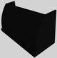 Vent-A-Hood® 54" Black Wall Mounted Range Hood-5