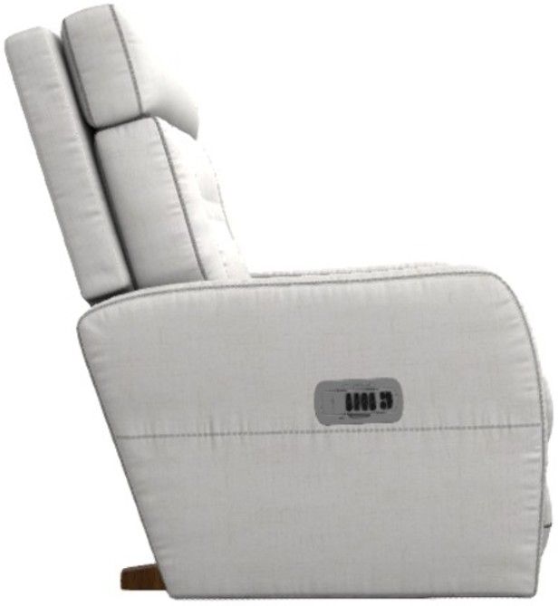 La-Z-Boy® Lennon Cream Power Rocking Recliner with Headrest-3