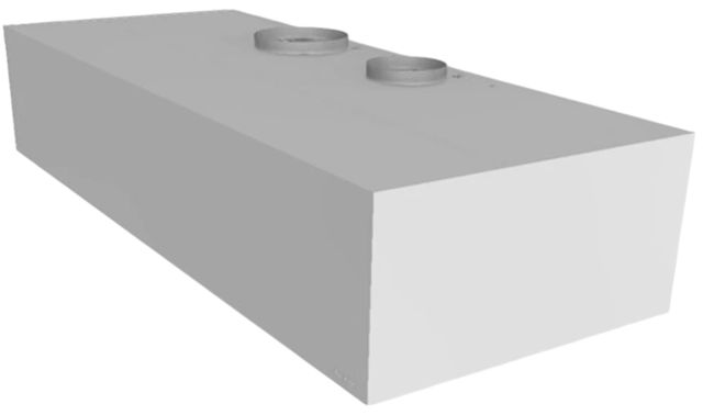 Vent-A-Hood® 60" White Wall Mounted Range Hood-2