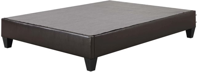 Elements International Abby Brown Queen Platform Bed-0