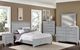 Vaughan-Bassett Bonanza Gray California King Panel Bed-1