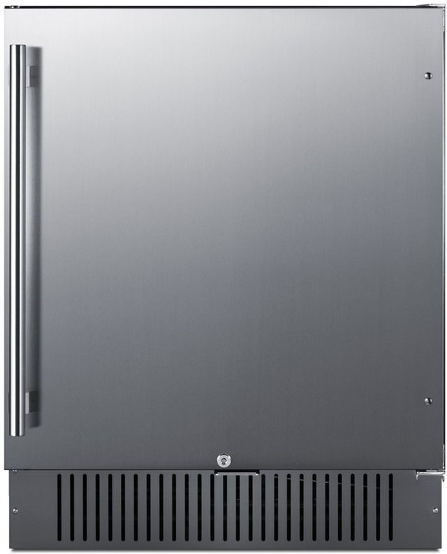 Summit® 27" 5 Cu. Ft. Stainless Steel Under The Counter Refrigerator-0