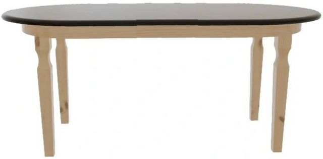 Mavin Customizable 60" Oval Extendable Dining Table with 12" Leaf-1