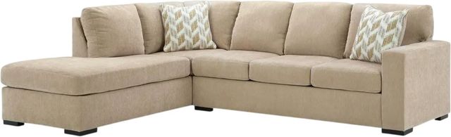 Signature Design by Ashley® MaKaylen 2-Piece Almond Right-Arm Facing Full Sleeper Sectional and Chaise-0