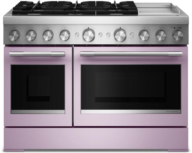 KitchenAid® 48" Wildflower Pro Style Dual Fuel Range with Griddle-0