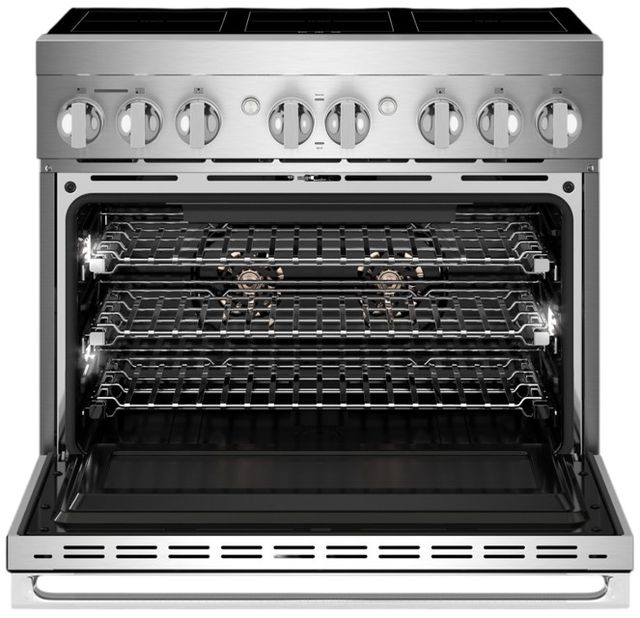 JennAir® Noir 36" Stainless Steel Pro Style Induction Range-1