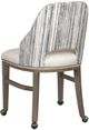 Fairfield® Customizable Darien Dining Side Chair with 4-Casters-2