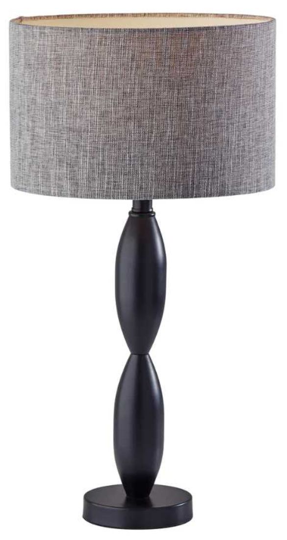 Adesso® Lance Black Table Lamp-0