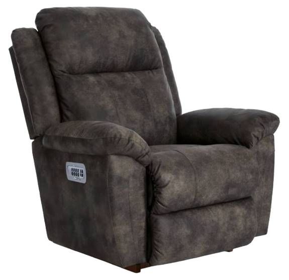 La-Z-Boy® Joel Smoke Power Wall Recliner with Headrest and Lumbar-0