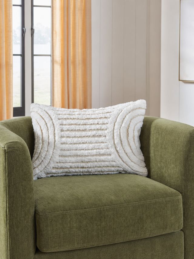 Signature Design by Ashley® Farissen 4-Piece Tan/White Pillow Set-2