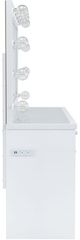 Elements International Amia White Complete Vanity with Lightbulbs-2
