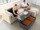 Transformer Coffee Table - Panel Storage - Smoked Hickory-4