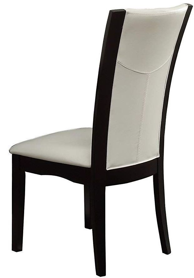 Mazin Furniture Daisy Brown/White Dining Side Chair-2