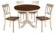 Signature Design by Ashley® Whitesburg Cottage White Round Dining Table Base-2