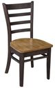 John Thomas Furniture® Dining Essentials Emily Hickory/Coal Side Chair-0
