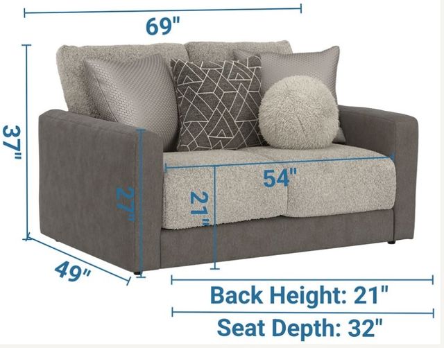 Jackson Furniture Reddington Fawn Loveseat-2