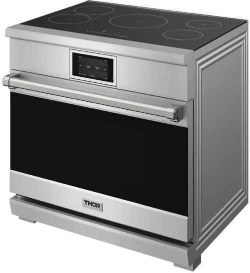 Thor Kitchen® X Series 36" Stainless Steel Freestanding Pro Style Induction Range-3