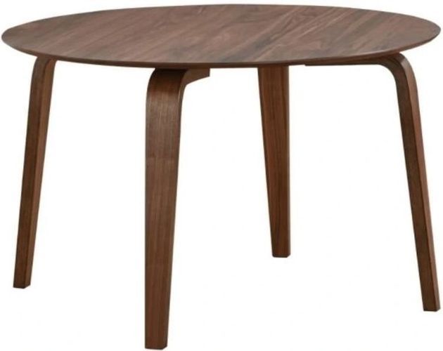 Winners Only® Uptown Medium Walnut Round Dining Table-0