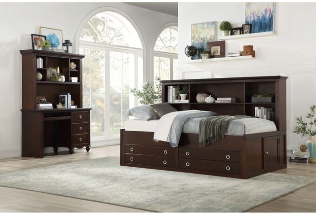 Mazin Furniture Meghan Espresso Writing Desk-3