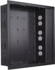 Chief® Proximity® Black In Wall Storage Box with 6 Receptacle Filter and Surge-0