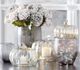 K & K Interiors Set of 2 White 2 Inch Luminara Indoor Tealights-1