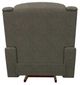 La-Z-Boy® Redwood Charcoal Power Rocking Recliner with Headrest-3
