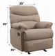 ACME Furniture Arcadia Light Brown Manual Glider Recliner-2