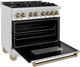 ZLINE Autograph Edition 36" Stainless Steel Pro-Style Dual Fuel Natural Gas Range-4