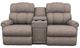 La-Z-Boy® Pinnacle Stone Leather Power Wall Reclining Loveseat with Console, Headrest, and Lumbar-1