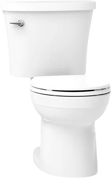 KOHLER® Kingston™ White Toilet, 1.28 Gpf-0