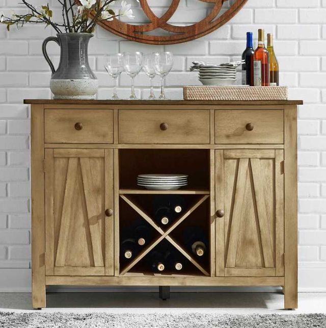 Liberty Furniture Lindsey Farm Brown/Natural Server-1