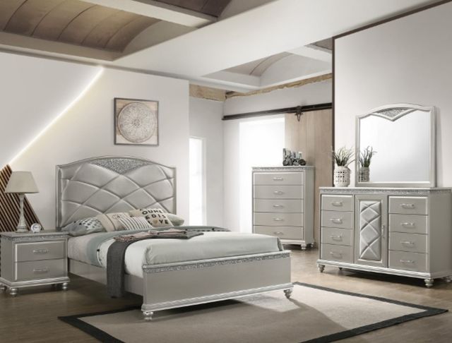 Crown Mark Valiant Champagne Bed-1