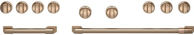 Café™ 48" Brushed Bronze Pro Range Handle and Knob Kit-0