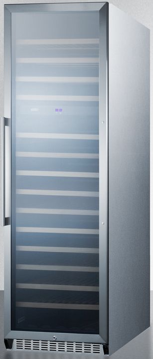 Summit® 124" 5.9 Cu. Ft. Stainless Steel Wine Cooler-1