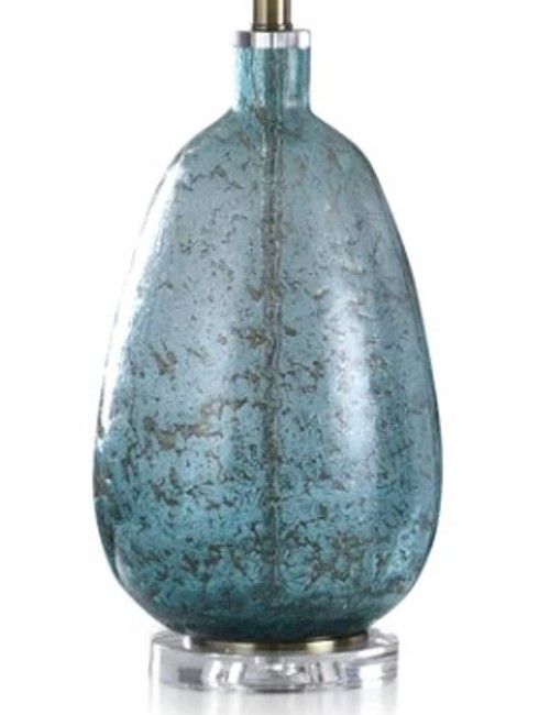 Stylecraft Tinted Turquiose Table Lamp-1