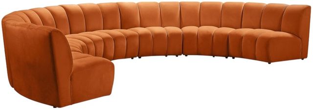 Meridian Furniture Infinity 7-Piece Cognac Modular Sectional-4