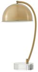 Uttermost® Romani Antique Brass Desk Lamp with Crystal Foot-2
