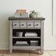 Liberty Furniture Heartland Antique White/Tobacco Nightstand With Charging Station-1