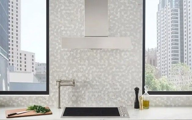 BlueStar® Manhattan 36" Stainless Steel Wall Mounted Range Hood-3