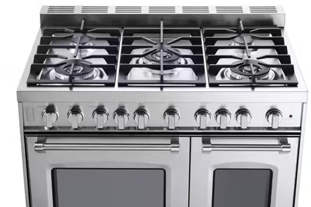 Verona® Prestige Series 36" Stainless Steel Pro Style Dual Fuel Gas Range-3