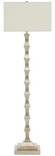 Currey & Company Lyndhurst Silver Leaf Floor Lamp-1