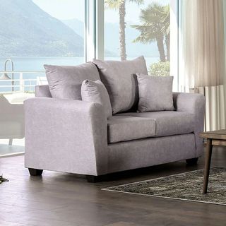 Furniture of America® Croydon Light Gray Loveseat
