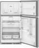 Whirlpool® 33" 21.3 Cu. Ft. Fingerprint Resistant Stainless Steel Top Freezer Refrigerator with Total Coverage Cooling-1