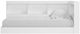 Signature Design by Ashley® Piperton Matte White Twin Bookcase Storage Bed-1