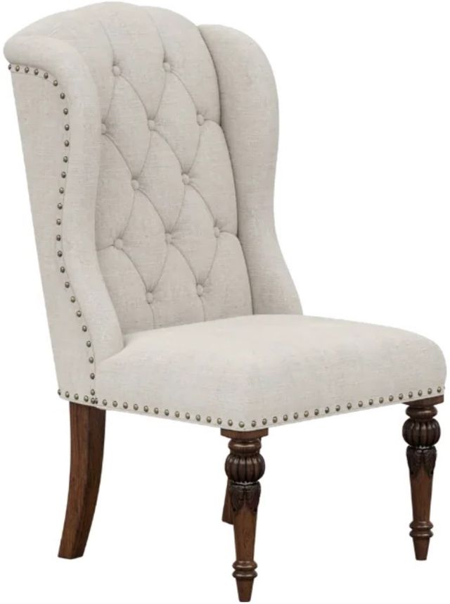 Bernards Coventry Beige Upholstered Wing Chair-0