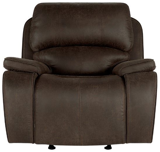 New Classic® Home Furnishings Brookings Brown Power Glider Recliner-2