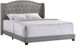 Intercon Rhyan Smoke King Upholstered Panel Bed-0