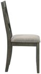 New Classic® Home Furnishings Gulliver Gray/Rustic Brown Side Chair-3