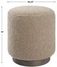 Uttermost® Avila Latte Round Ottoman-2